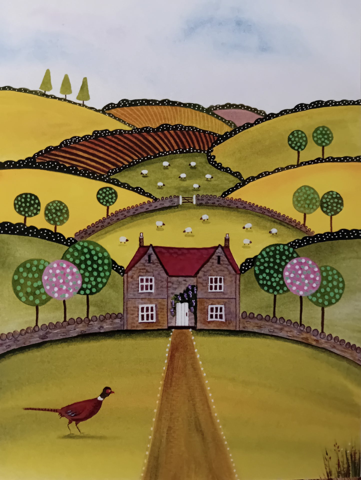 Country Retreat Blank Card