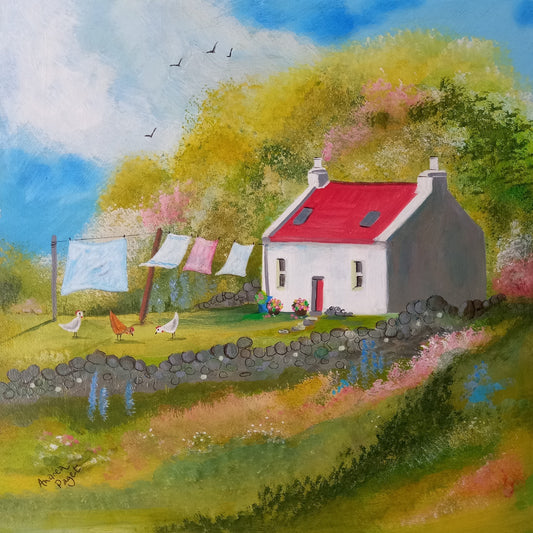 "Wash Day at they Bothy" Original artwork 