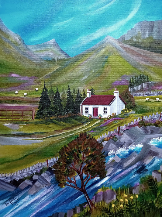 Bothy by the Burn - Open Print